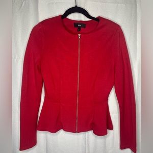 Fitted Red Blazer